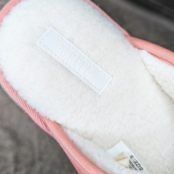 Anthropologie Maeve Puffy Platform Slippers Pink Women's Small 6-7 - Picture 11 of 11